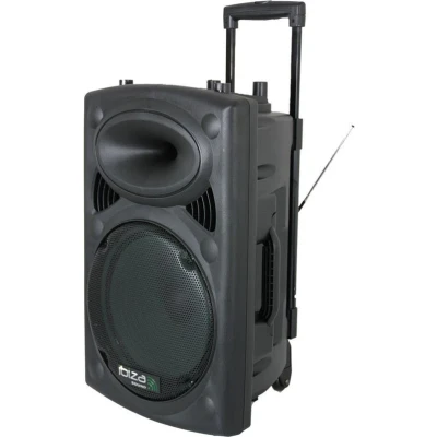 Image de Ibiza Port15vhf bt Système De Sonorisation Portable Autonome 38cm Avec Usb/rec/bluetooth/micros Vhf
