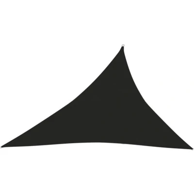 Afbeelding van Zonnezeil 160 g/m² 3x4x5 m HDPE zwart