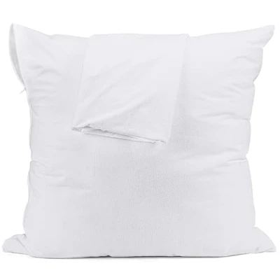Afbeelding van Utopia Bedding Kussenbeschermer, 60 x cm, waterdicht, met ritssluiting, badstof kussensloop, Oeko Tex gecertificeerd, 2 stuks