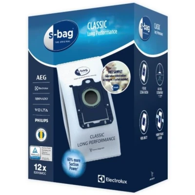 Image de Sac de poussière 12 pièces Electrolux S bag Classic Long Performance avec 4 parfums