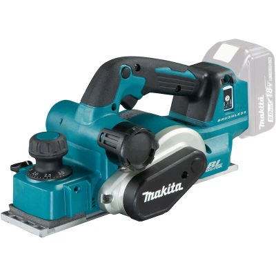 Afbeelding van Makita DKP181Z draadloze schaafmachine met AWS radio adapter 18 V (zonder batterij)