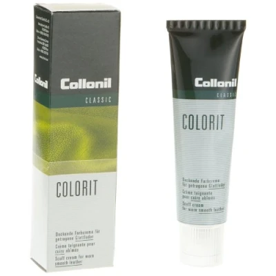 Afbeelding van Colorit schoenverf kleur creme. Sterk dekkende kleurpasta voor beschadigde schoenen.