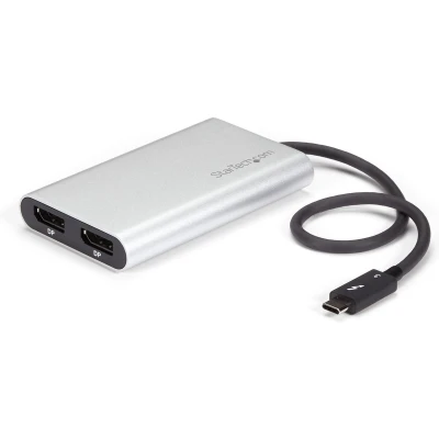 Afbeelding van StarTech Thunderbolt 3 naar Dual DisplayPort adapter 4K 60Hz Mac en Windows compatibel