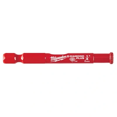 Afbeelding van Milwaukee diamantboor tbv tegels met bit aansluting 15mm