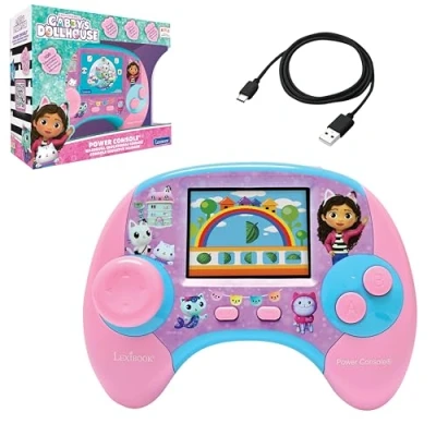 Afbeelding van Lexibook, Gabby en het magische huis, Power Console®, tweetalige educatieve spelconsole Frans/Engels met 100 activiteiten, kleurendisplay, JCG100GDHi1