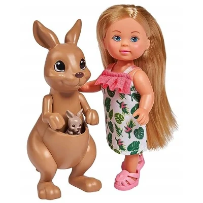 Afbeelding van SIMBA Evi pop met kangoeroe en baby