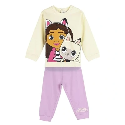 Afbeelding van Joggingpak voor baby Gabby&#039;s Dollhouse Paars Maat 18 maanden