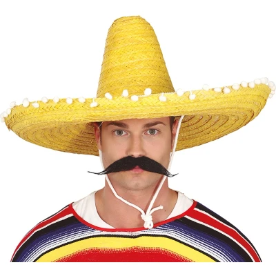 Afbeelding van Fiestas Guirca Sombrero geel 60 cm large