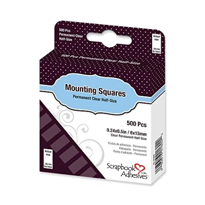 Afbeelding van Scrapbook Adhesives Mounting Squares Clear (500pcs) (01602) (DISCONTINUED)