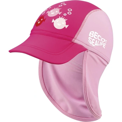Afbeelding van Beco Sealife Zonnepet kinderen Zonnepetje kind Roze 2 6 jr