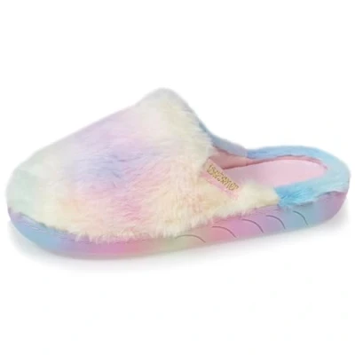 Afbeelding van Isotoner Chaussons Pantoufles Mules Fille légers et Confortables, faciles à Enfiler, Multicolore, 37 EU