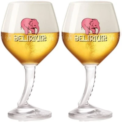 Afbeelding van Delirium Bierglas op Voet 330 ml 2 stuks