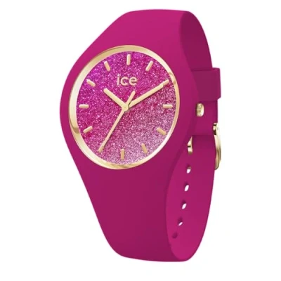 Afbeelding van ICE Watch glitter Fuschia pink 022575 Horloge Siliconen Roze Ø 34 mm