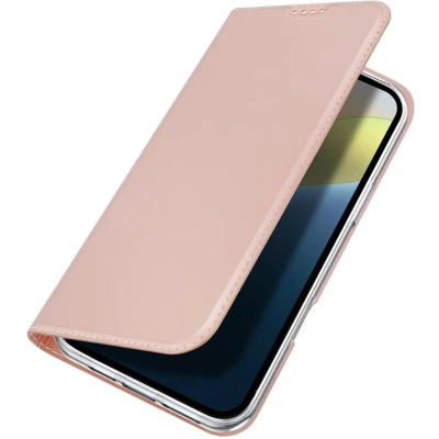 Afbeelding van Dux Ducis Skin Pro Series Hoesje Geschikt voor Apple iPhone 16 Book Case met Pasjeshouder Portemonnee Standaard Roze