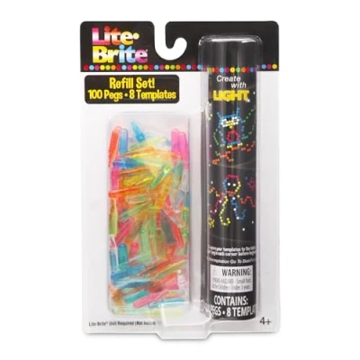 Afbeelding van Basic Fun! Lite Brite navulset, 2224, meerkleurig