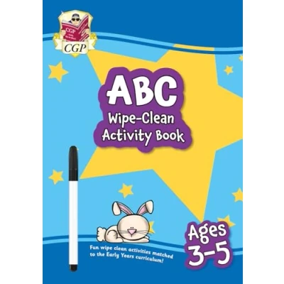 Afbeelding van CGP Reception Activity Books and Cards New ABC Wipe Clean Book for Ages 3 5 (with pen): perfect learning the alphabet