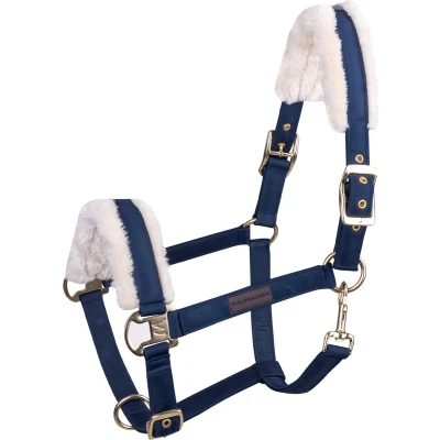 Afbeelding van Waldhausen Exclusief halster Cob Navy Beige