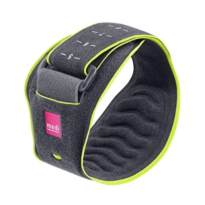 Afbeelding van medi Epibrace Uniseks epicondylitische kam grijs/groen steunarmband voor peespijn aan beide zijden draagbaar