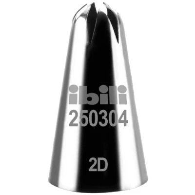 Afbeelding van Ibili 250304 bakspuit 4 mm gesloten stervorm