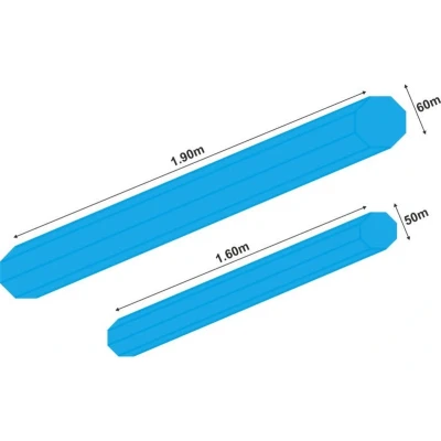 Afbeelding van Garbolino Beschermbuis Octogonal Anti UV Maat : 60mm 1.90m