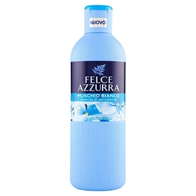 Image de Felce Azzurra Fougère bleue bagnodoccia Musc Blanc, 650 ml