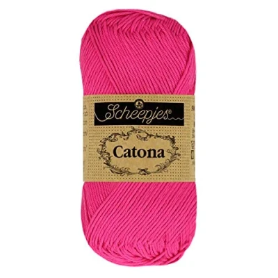 Afbeelding van Scheepjes Catona 25gr 604 Neon Pink