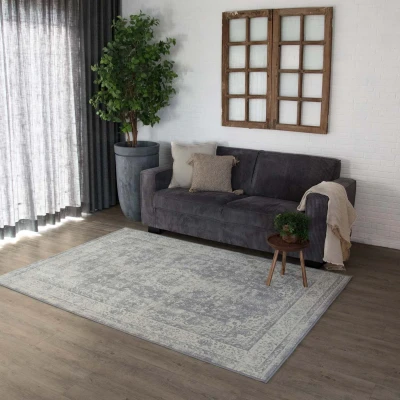 Afbeelding van Vintage Vloerkleed Orbis Joy De Vivre Grijs 80x150 Cm