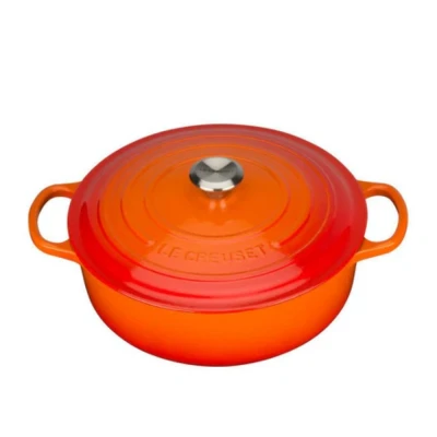 Afbeelding van Le Creuset Gietijzeren Lage Braadpan In Oranjerood 30cm 6,2l