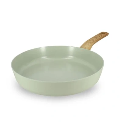 Afbeelding van MENASTYL Pan 28cm Colorama Celadon Aluminium Keramische antiaanbaklaag Geschikt voor alle warmtebronnen inclusief inductie
