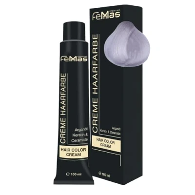 Image de FemMas Super éclaircissant pour cheveux de qualité professionnelle 100 ml Enrichie à l’huile d&#039;argan nourrissante, kératine et céramides Convient un éclaircissement en jusqu’à 5