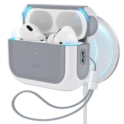 Afbeelding van ESR Orbit HaloLock Apple AirPods Pro 1/2 Hoesje MagSafe Wit
