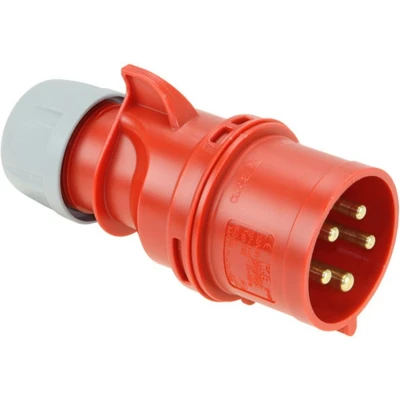 Afbeelding van Krachtstroom Stekker Rood 32 Ah/400 Volt 5 Polig