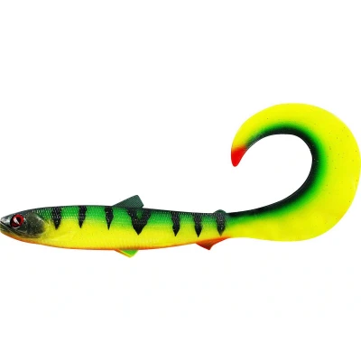 Afbeelding van Westin BullTeez Curltail 27cm 103gr Tiger Perch (1pc) Shad