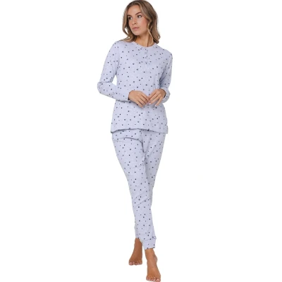 Afbeelding van Rebelle Silver Frost Pyjama Katoen/Polyester Grijs Maat 40