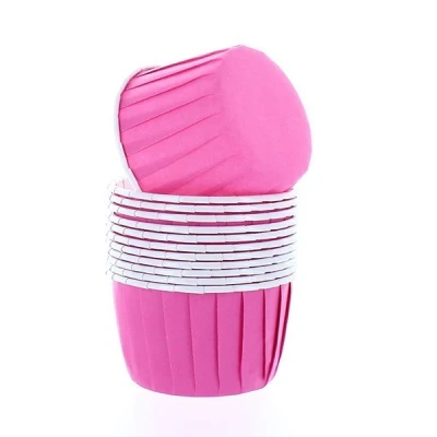 Afbeelding van Culpitt Cupcake Cups Donker Roze 50mm 12st.