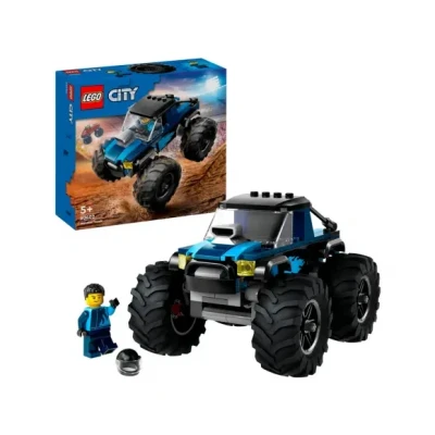 Afbeelding van LEGO 60402 City Blauwe monstertruck Speelgoed Offroad Auto