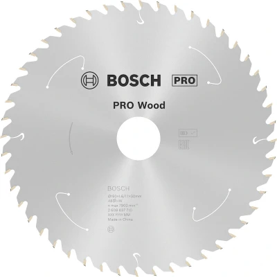 Afbeelding van Bosch Accessories 2608837710 Hardmetaal cirkelzaagblad 190 x 30 mm Aantal tanden: 48 1 stuk(s)