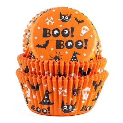 Afbeelding van Cupcake Cups HoM Halloween 50x33 mm. 50st.