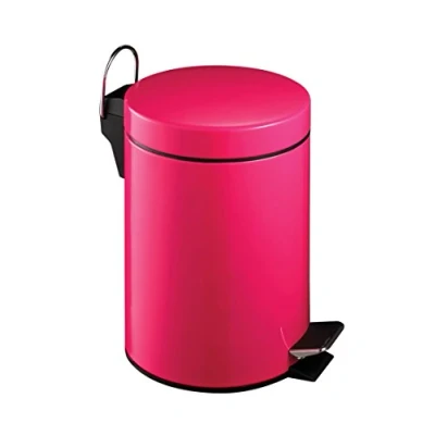 Image de Premier poubelle à pédale rose 3 litres