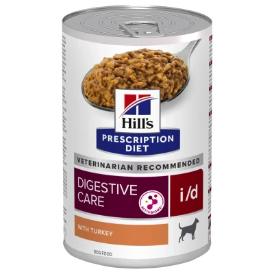 Afbeelding van Hill&#039;s Prescription Diet I/D Digestive Care Blik Hondenvoer Kalkoen 360 g