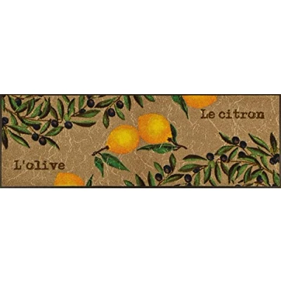 Image de wash + dry Tapis Le Citron 60x180, Coloré