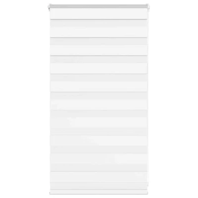 Afbeelding van vidaXL Zebra Blind 85x100 cm stofbreedte 80,9 polyester wit