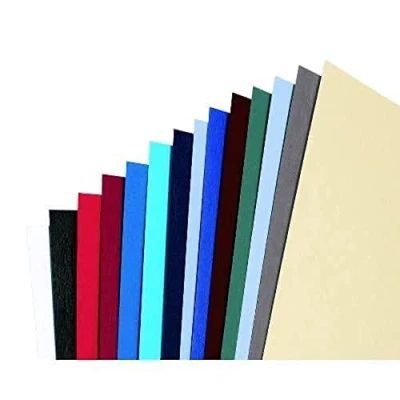 Afbeelding van GBC 46735E Dekselborden met venster, blauw, 50 stuks
