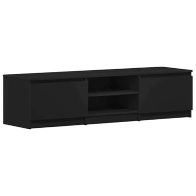 Afbeelding van vidaXL TV kast, zwart, 140 x 40 35,5 cm, spaanplaat