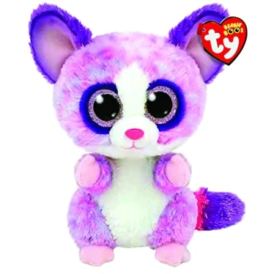 Image de Peluche Ty Beanie Boo’s Becca le galagos 15 cm Violet