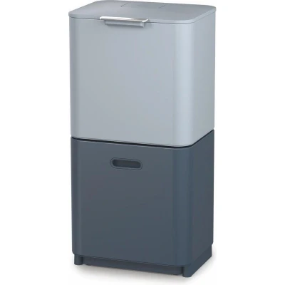Afbeelding van Joseph Sky Intelligent Waste Prullenbak 60 Liter 2 delig Zilver