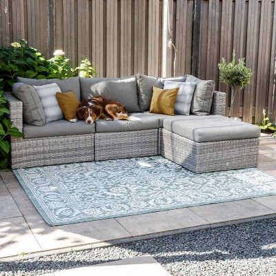 Afbeelding van Buitenkleed Brunello 160x 230cm 160x230cm Groen 123vloerkleed.nl is de online webshop voor vloerkleden en woonaccessoires.