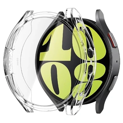 Afbeelding van hoesje Geschikt voor Samsung Galaxy Watch6 44mm Ultra Hybrid Case Transparant Spigen