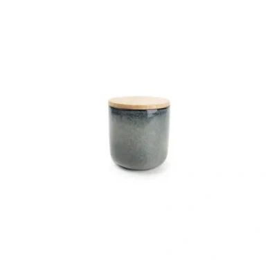 Afbeelding van Salt &amp; Pepper Voorraadpot blauw/groen Meridian 12cm H12cm