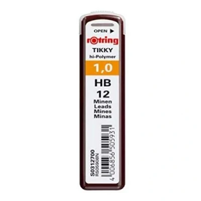 Image de rotring Etui de mines pour porte retractable Tikky, 0,1 mm, graduation: HB
